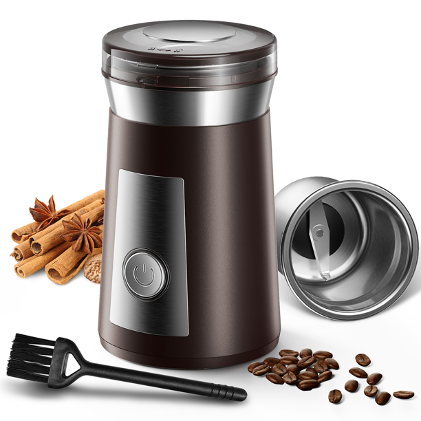Electric Coffee grinder, 300W Detachable Coffee and Spice Grinder, with  Removable Bowl,3 Adjustable Modes, 100g/16Cups 